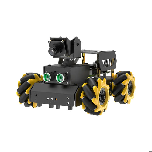 Hiwonder TurboPi Raspberry Pi 5 Omnidirectional Mecanum Wheels Robot Car kit Open Source Python for Beginners (Raspberry Pi 5 4GB Included)