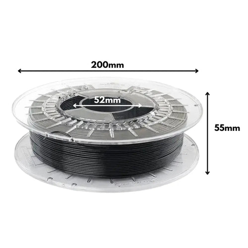 Spectrum Filaments Black CF10 - 1.75mm ASA-X Filament - 0.5 kg