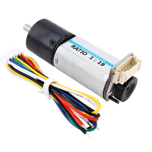 20D Planetary Gearmotor w/ Encoder - 6V 250RPM