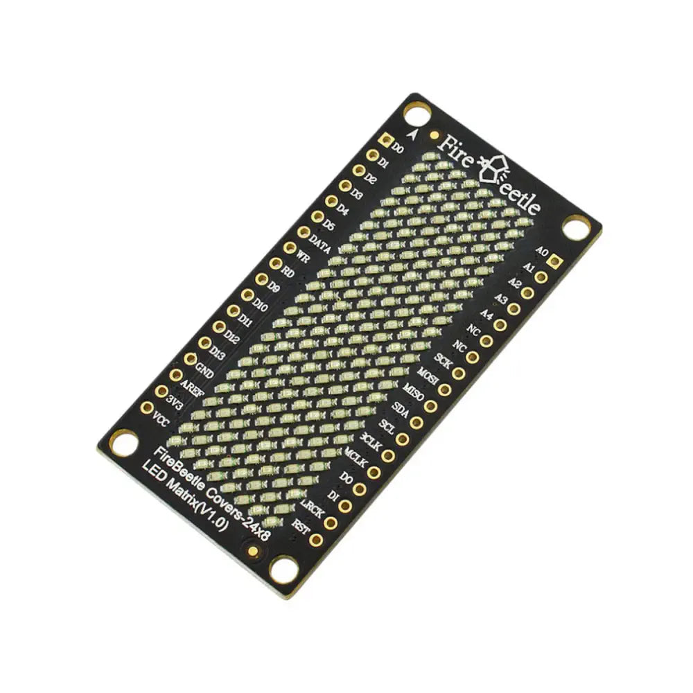 24×8 LED Matrix (Red) - FireBeetle Covers