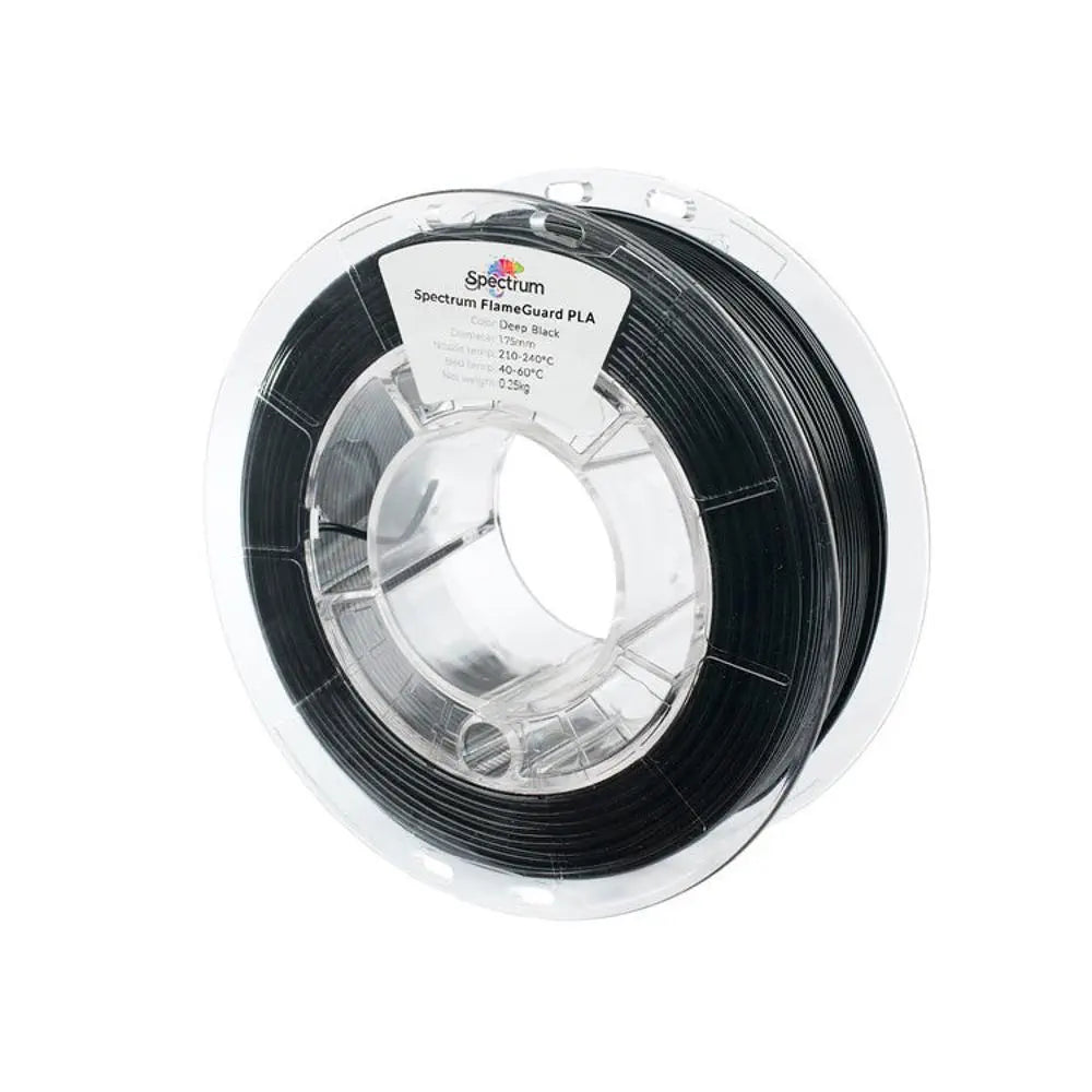 Spectrum FlameGuard PLA Filament - Midnight Black 1.75mm 1kg