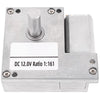 Self-locking micro flat worm Gear Motor 12V - 11RPM