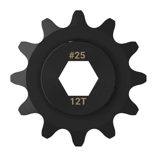 Pignon à vis sans fin #25 (Alésage REX™ de 8mm, 12 dents)