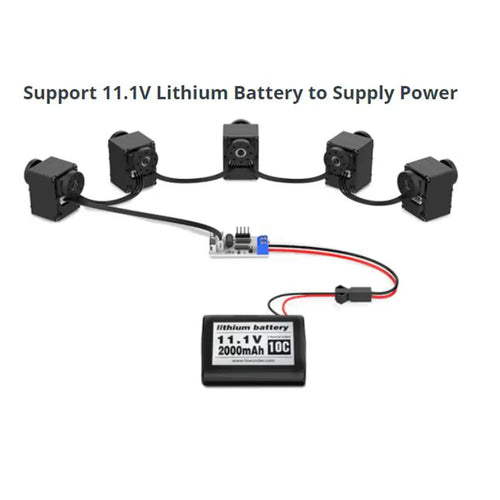 Hiwonder HX 12H Serial Bus High Voltage Servo w/ Double Shaft, 12KG Torque &amp; Data Feedback Function