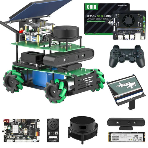 ROSMASTER X3 ROS2 Robot with Mecanum Wheel -Superior with Orin NANO SUPER 4GB Board