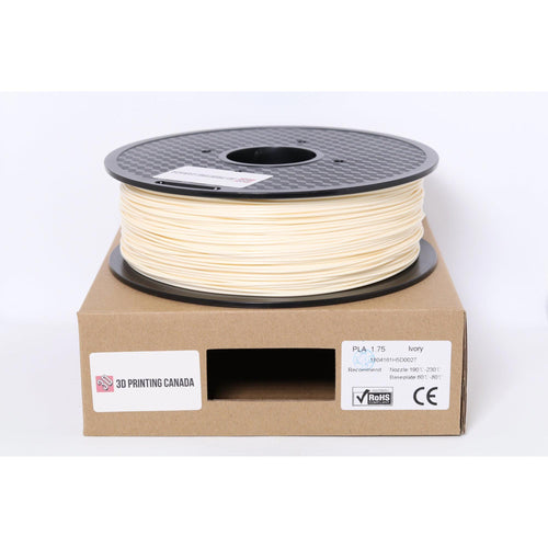 Ivory Standard PLA Filament - 1.75mm, 1kg