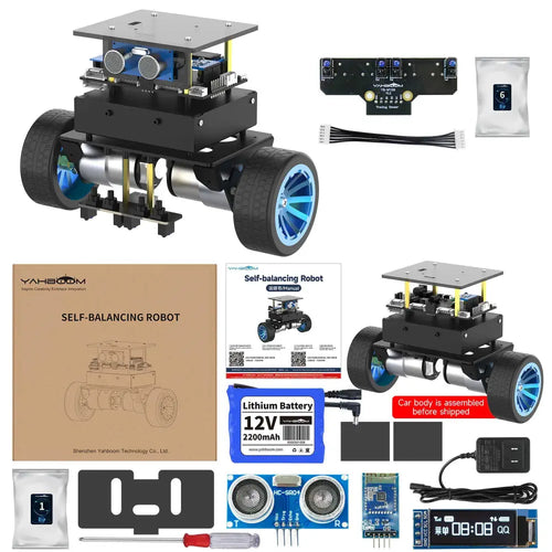 Yahboom STM32 Self-balancing Robot Car--Line tracking kit