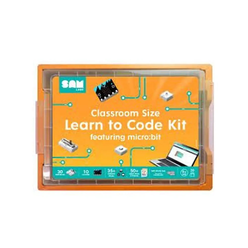 SAM Labs Learn to Code Kit - Educational Coding Kit - Wireless STEM Coding Blocks, Bluetooth micro:bit Integration, Charging Station &amp; 50+ Curriculum Lessons for Classroom Makerspaces | Ages 8+