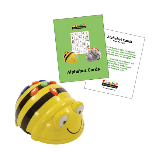 Bee-Bot See and Say Coding Robot with FREE Alphabet Cards Deck - STEM Educational Programmable Toy for Kids Ages 3 and Up