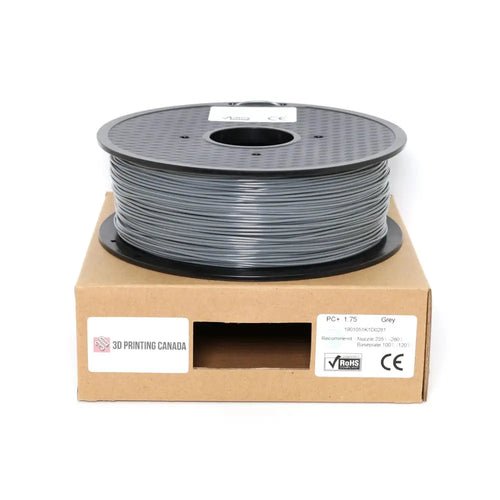 Grey - Standard PC+ Filament - 1.75mm, 1kg