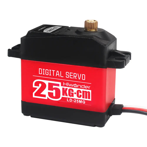 Hiwonder LD 25MG Digital Servo 25KG w/ Strong Torque for Robotic Arm, RC Car &amp; Single Shaft