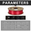 Silky Red R3D 1.75mm PLA Filament - 1kg Spool