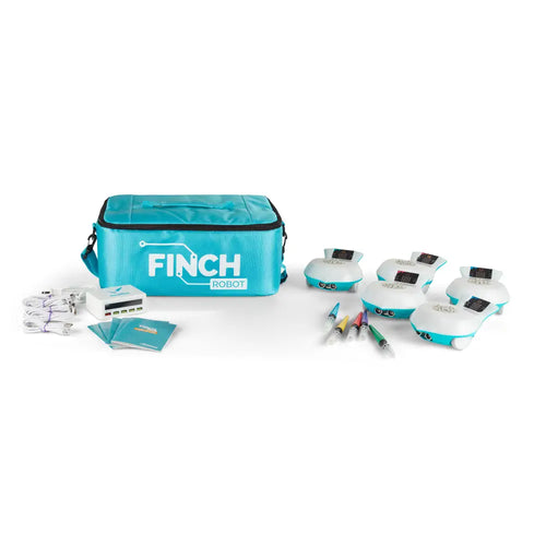 Finch Robot 2.0 Classroom Flock with Micro:bit - Educational Coding Robots, Kindergarten to College Teaching and Learning Programmable Robotics for Adults and Boys Girls