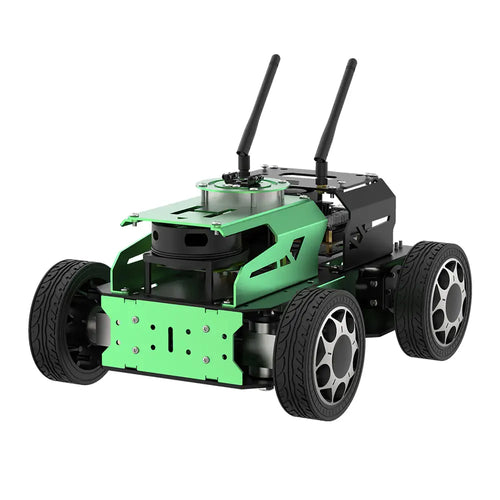 JetAcker ROS Education Robot Car with Ackerman Structure Support SLAM Mapping Navigation Learning (Starter Kit with Jetson Orin Nano 4GB, A1 Lidar)