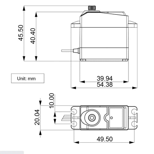 Hiwonder HTS 20H Serial Bus High Voltage Servo w/ 20KG Torque &amp; Data Feedback Function