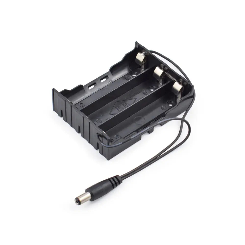 3-Slot Battery Holder 18650  w/ DC2.1 Power Jack