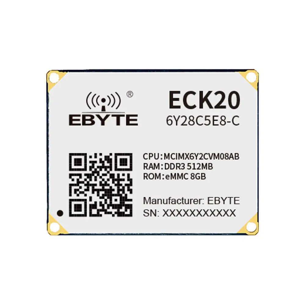 ECK20-6Y28C5E8-C 512 MB Memory Industrial Grade i.MX6ULL core board Low power consumption Dual Ethernet Rich I/O functions