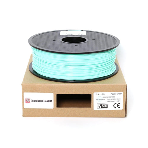 Standard PLA Filament - Pastel Green 1.75mm 1kg