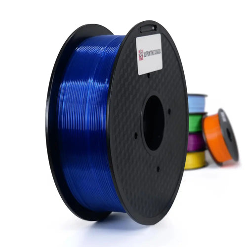 Hatchbox Transparent Blue Standard PLA Filament - 1.75mm, 1kg