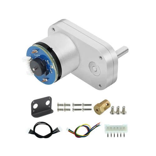 L-type Encoder DC Reduction Motor SKU: 6000400521-Motor+ Bracket + Coupling