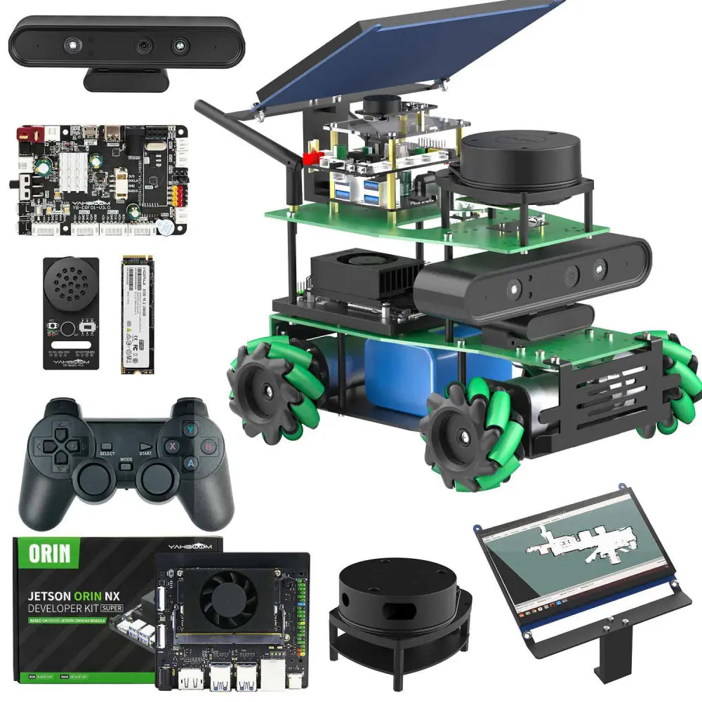 ROSMASTER X3 ROS2 Robot with Mecanum Wheel -Superior with Orin NX SUPER ...