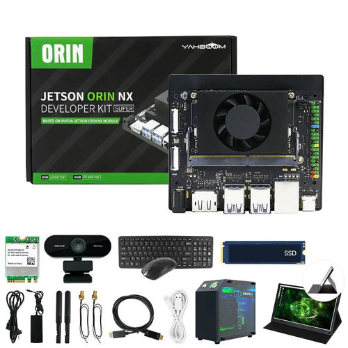 Yahboom Jetson Orin NX 16GB Super Development Kit Based On NVIDIA Core Module For ROS AI Deep Learning(Orin NX 16GB-Ultimate Kit)
