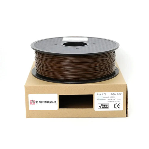 3D Printing Canada Coffee - Standard PLA Filament - 1.75mm, 1kg