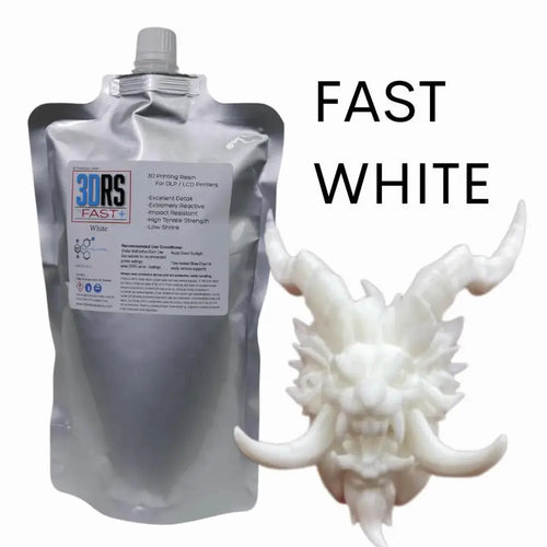 3D Resin Solutions - White FAST+ V2 3D Resin - 1 kg