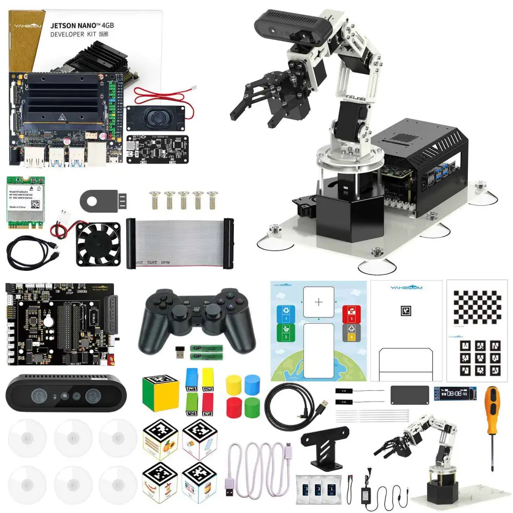 Yahboom DOFBOT Pro AI Large Model 3D Depth Vision Robotic Arm-Standard Version with Jetson NANO 4GB SUB Board