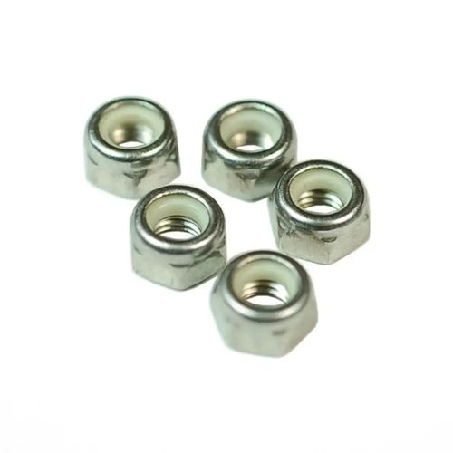 Stainless Steel Metric Thread Nyloc Hex Nuts M6 (10-Pack)