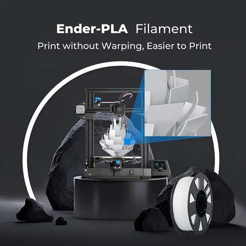 Creality Ender Red PLA 3D Printer Filament, 1.75mm, 1Kg