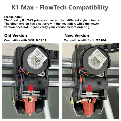 Micro Swiss FlowTechT Hotend for Creality K1/K1 Max