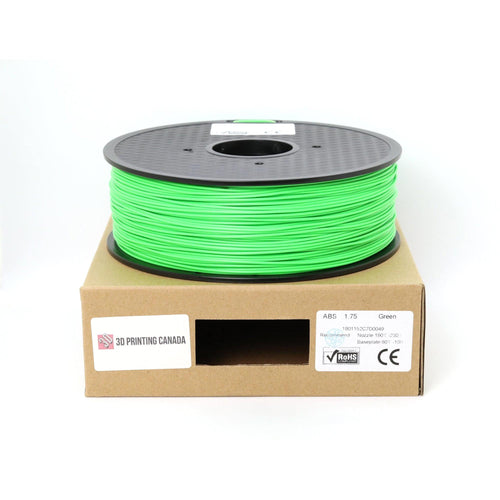 Green Standard ABS Filament 1.75mm 1kg