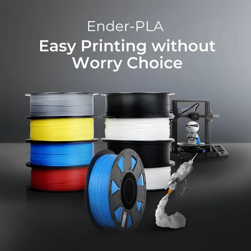 Creality Ender 1.75mm Yellow PLA 3D Printer Filament, 1Kg