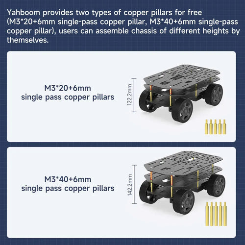 High-strength Upper Aluminum Alloy Plate for Wheeled Smart Robotic car