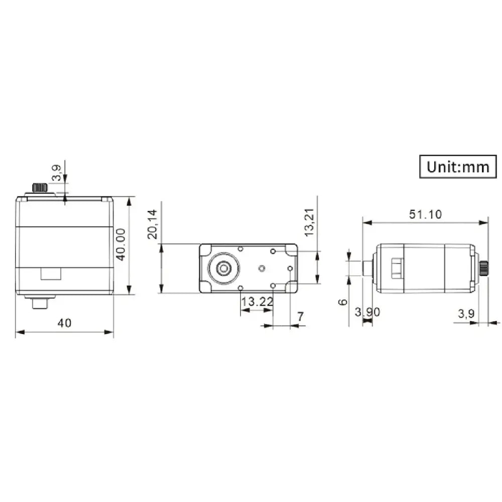 Hiwonder LX-824 Intelligent Three-Connectors Serial Bus Servo with Powerful Feedback Functions