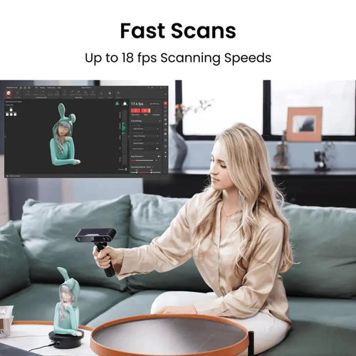 Revopoint POP 3 Plus Portable 3D Scanner for Vibrant Color Scans Advanced Edition