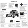 Hiwonder ROS2 Smart Car, ROSOrin Multimodal AI Vision Large Model, SLAM Navigation Programming, Mecanum Wheels Robot (Standard Kit without Controller)