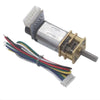 6V 20:1 Micro Metal Gearmotor w/ Encoder &amp; Cable, 750rpm