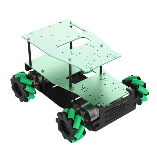 Yahboom Aluminum Alloy ROS Robot Car Chassis - Pendulum Suspension Mecanum Wheel - Medium (EN Manual)