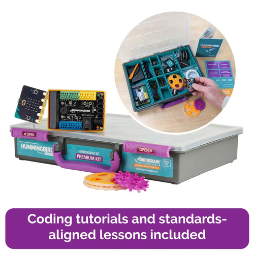 Hummingbird Bit Premium Kit - Educational STEM Robotic Construction Kit