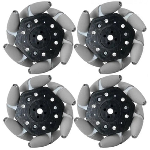 4'' Mecanum Wheel Set (2x Left, 2x Right)