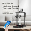 Creality 3D CR-10 Smart Pro 3D Printer Remote Control with AIot HD Camera LED Light Dual-Mode Levelling Filament Detection