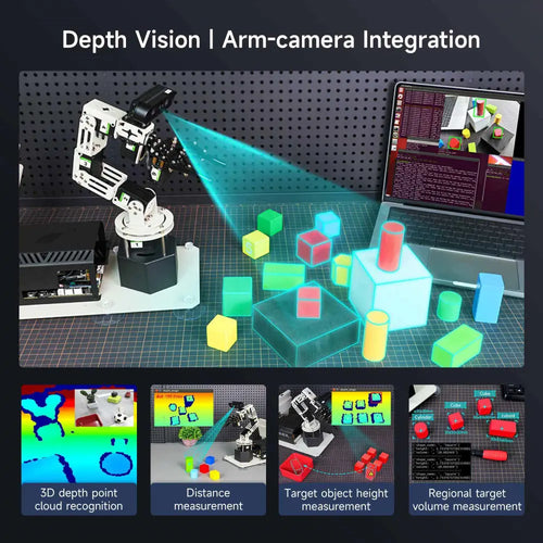Yahboom DOFBOT Pro 3D Depth Vision Robotic Arm-Standard Version with Jetson Orin NX SUPER 8GB SUB Board