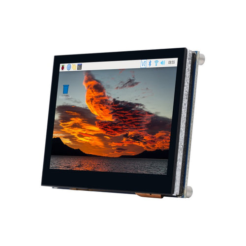 Waveshare 4.3inch QLED Display, DSI Interface, 800x480, Toughened Glass Panel