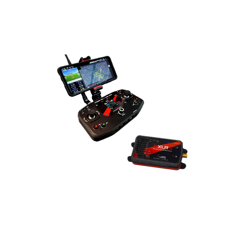 KITXLRSXD1. Small Remote Controller XPAD1 and Receiver RXLRS, Radio Control and Mavlink / Transparent Data Link (15-25Km), Max.100km.