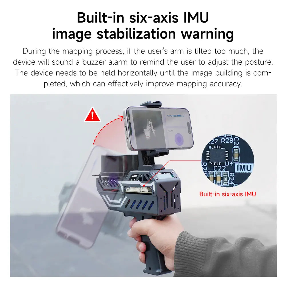 PALMSLAM Handheld LiDAR Scanner for mapping-- Without Lidar