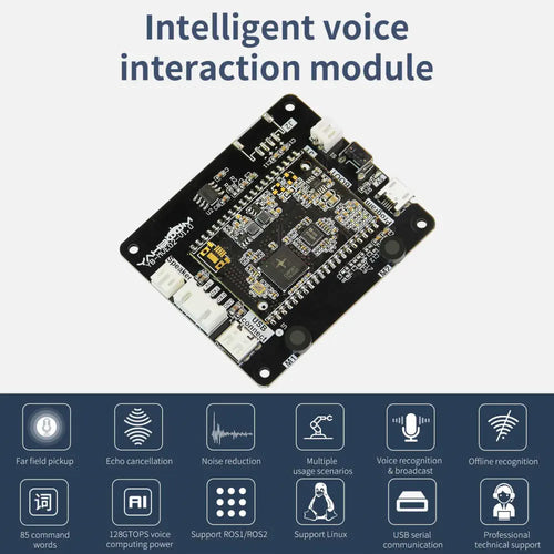 Yahboom Intelligent Voice Speech Recognition Module w/ 5V Power Supply