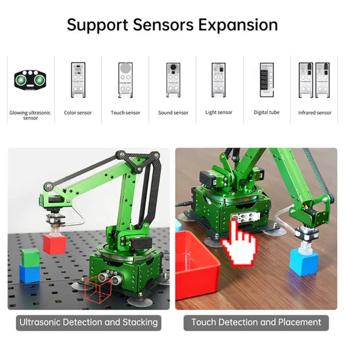 Hiwonder MaxArm Open Source Robot Arm Powered by ESP32 Support Python and Arduino Programming  (Starter Kit)