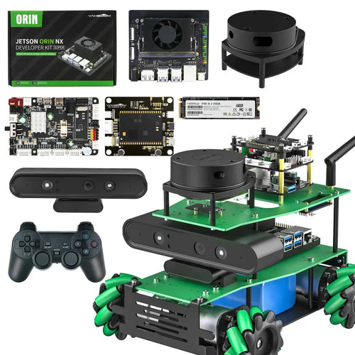 ROSMASTER X3 ROS2 Robot with Mecanum Wheel -Superior with Orin NX SUPER 16GB Board
